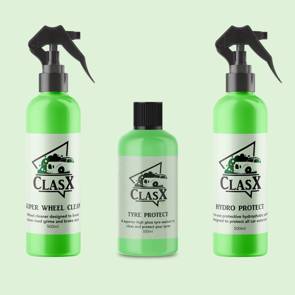 ClasX Wheel & Tyre gift set (3 x 500ml)